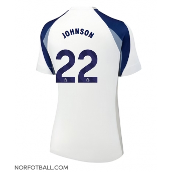 Billige Fotballdrakt Tottenham Hotspur Brennan Johnson #22 Replika Hjemmedrakt Dame 2025-26 Kortermet